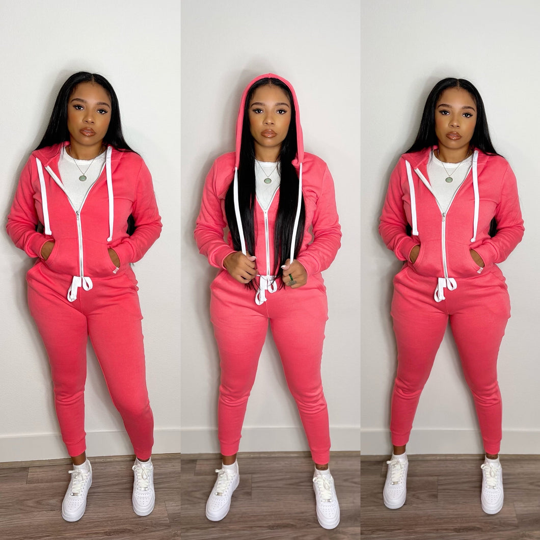 Jogging Zip Up Set